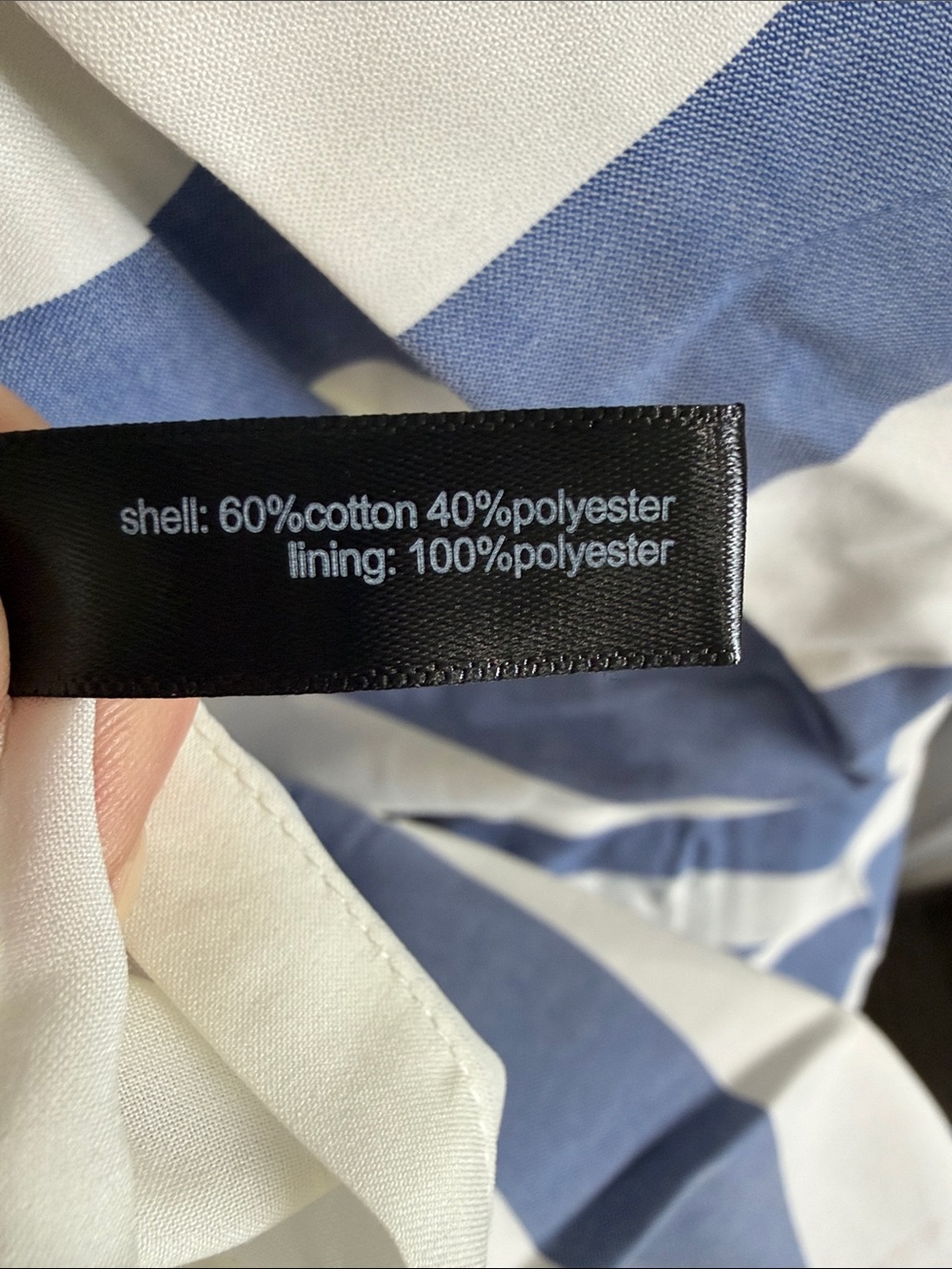 NWT The Limited Blue and White Striped Halter Midi Dress - Picture 5 of 16